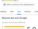 avis client google 5 etoiles