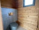 wc séparé dans chalet bois